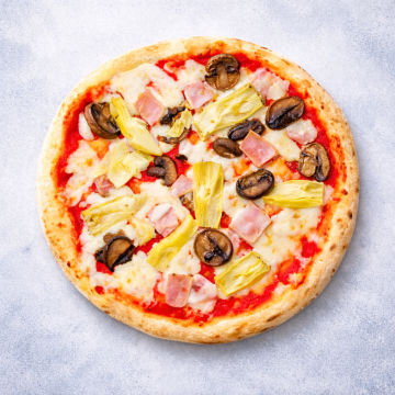 SUPER OFFERTA! 18 Pizza Capricciosa artigianali surgelate da 400 gr. circa. Diametro da 25\26 cm circa  (1)