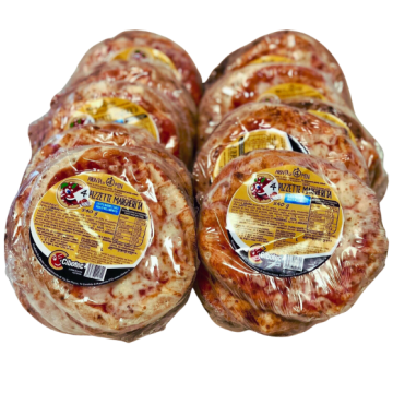 40 Pizzette Margherita di SECONDA SCELTA artigianali surgelate da 100\150 gr. circa. Diametro da 15 a 18 cm circa 